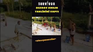 Survivor Ogeday Anıl’ın taklidini yapıyor