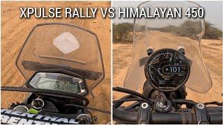 Himalayan 450 Rally vs XPulse 200 Time Trial Hot Lap On Dirt