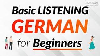 Basic GERMAN LISTENING Practice for Beginners Recorded by Professional Voice Actor