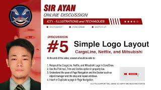 CorelDraw Simple Logo Layout Part 1