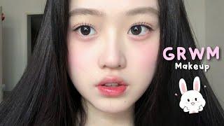 Teenage Makeup Routine  GRWM High school makeup vlog by -金今