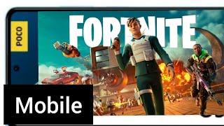 fortnite mobile gameplay. xiaomi poco x5 pro