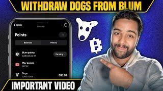 How to Withdraw DOGS from BLUM Mining? BLUM App New Update on DOGS  Blum Mining Listing Date