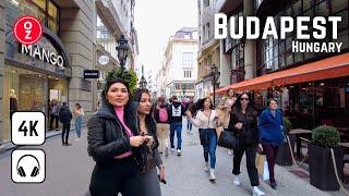 Budapest Hungary - Urban Elegance 4K 60fps Walking Experience through Districts and Palace 