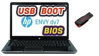 HP DV7 BIOS AND USB BOOT