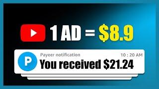 Earn $8.9 Per Ad Watched Make Money Online