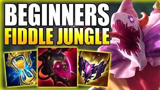 HOW TO PLAY FIDDLESTICKS JUNGLE & CARRY THE GAME FOR BEGINNERS - Gameplay Guide League of Legends