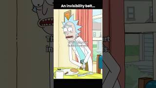 Who wouldnt want an invisibility belt? Rick and Morty S04E10 #film #shorts #rickandmorty