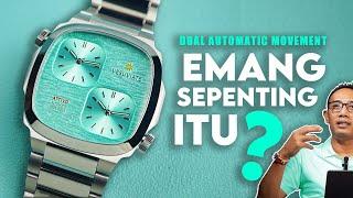 DUAL DIAL DUAL AUTOMATIC MOVEMENT️️Sepenting ItuIn Review of VESUVIATE ATTIVO-DUPLEX