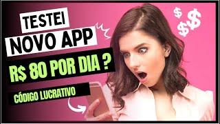 Ganhar R$ 80 por dia? TESTEI Aplicativo Códigos Lucrativo PAGANDO  App Cógido Lucrativos funciona