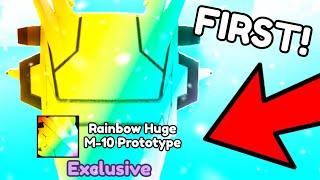 OMG  I GOT 1ST *RAINBOW HUGE M10 PROTOTYPE* IN PET SIMULATOR X