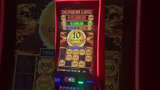 $10 Dragon Link Bonus  #slots #slot #casino  #vegas #feelinluckyslots