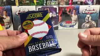 Opening a Vintage Wax Pack of 1993 Score Baseball Cards