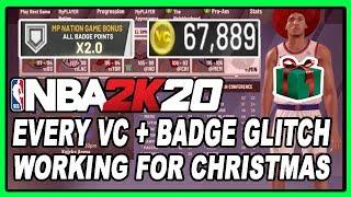 NBA 2K20 *EVERY NEWEST* MAX BADGE AND UNLIMITED VC GLITCH FOR CHRISTMAS ALL IN ONE VIDEO