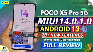 POCO X5 Pro 5g New MIUI 14.0.1.0 Android 13 Update Features  Poco X5 Pro 5g New Android 13 Update