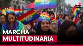 Marcha del Orgullo 2024 se realiza con éxito en Lima