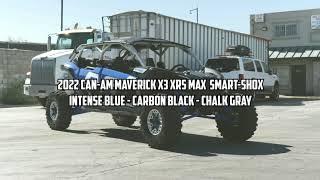 2022 CANAM MAVERICK X3 MAX XRS TURBO RR 200HP INTENSE BLUE SMART SHOX