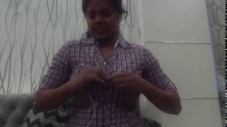 Tamil Girl Removing her Shirt.