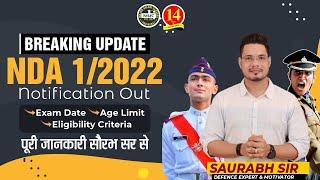 NDA 1 2022 NOTIFICATION OUT  Exam Date Age Criteria Full Selection Process  MKC