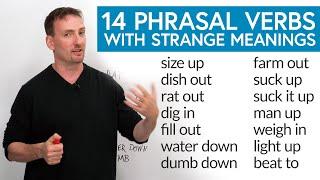 14 PHRASAL VERBS with meanings you can’t guess