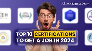 Top 10 Highest Paying Certification To Get A JOB in 2024  Best IT Certifications