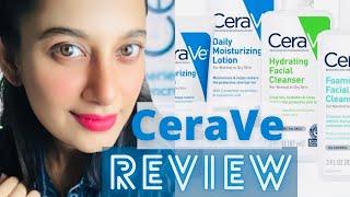 CeraVe Product Review  Foaming vs Hydrating Cleanser Moisturizing Lotion vs Cream