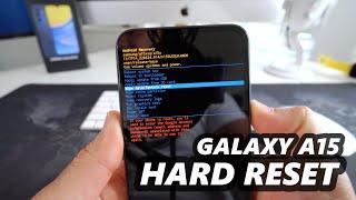 How To Hard Reset Samsung Galaxy A15 5G - Factory Reset