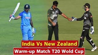 India vs New Zealand warm-up match T20 World Cup  Scoreboard Ball by Ball Commentary  Highlights