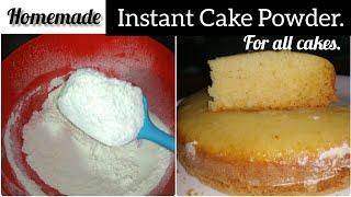 Make Cake Instantly Homemade Cake Premixdine and decor