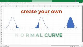 Draw Bell-Shaped Curves in Microsoft Excel and PowerPoint  Normal Distribution  Shade area