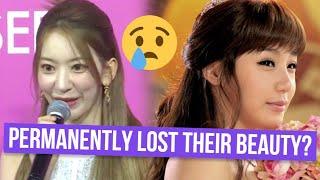 4 Female Idols Never Get Their Beauty Back Due To PLASTIC SURGERY