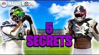 CUSTOM CLEATS AND MORE 5 SECRETS IN MADDEN 24 SUPERSTAR YOU NEED TO KNOW THIS  ESG FOOTBALL 24