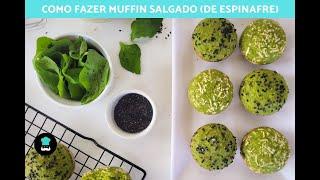 MUFFIN DE ESPINAFRE  SUPERDIFERENTE E FÁCIL de fazer  #SHORTS #Curtas