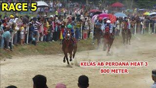 RACE 5  KELAS AB PERDANA HEAT 3 - PACU KUDA PAYAKUMBUH 2024