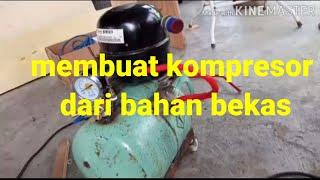 Cara membuat kompresor dari barang- barang bekas