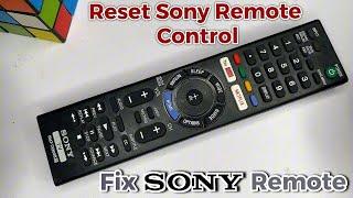 How to Reset Sony Remote Control - Fix Remote Issues