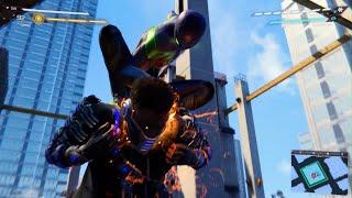 Spider Man Miles Morales stealth and combat gameplay PS5