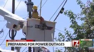 Duke Energy preparing for power outages