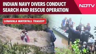 Lonavala Waterfall Accident Latest News  Rescue Team Member Briefs Media Over Waterfall Tragedy