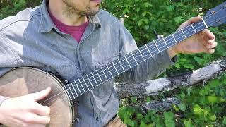 Trouble On My Mind - Clawhammer Banjo Close Up