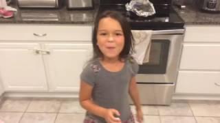 Girl Farts and chokes on Whipped Cream while laughing