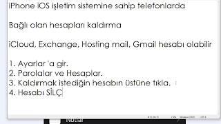 iPhone iCloud Hesaplarını Telefondan Kaldırma Silme