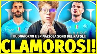 CLAMOROSOOO NAPOLI SCATENATISSIMO PRESI SPINAZZOLA E BUONGIORNO