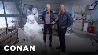 Conan Becomes Dwayne Johnson’s Rampage Stunt Double  CONAN on TBS