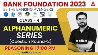 Alphanumeric Series Reasoning Tricks for Bank Exams 2023 by Saurav Singh  Class-4