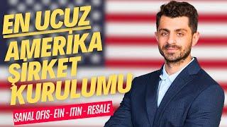 Amerikada Şirket Kurmanın Sırları  Hepsi Bir Videoda  Sanal Ofis-EIN-RESALE-ITIN