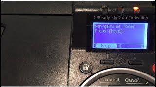 Solved Non-genuine Toner Error - Kyocera Ecosys