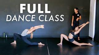 Beginner Contemporary Dance Class Stretch and Routine