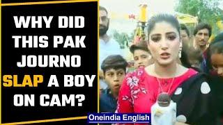 Pakistani reporter slaps boy on cam  Know why and all about the journalist  Oneindia News*News