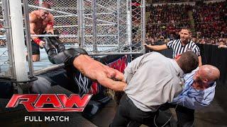 FULL MATCH - John Cena vs. Seth Rollins – Steel Cage Match Raw Dec. 15 2014